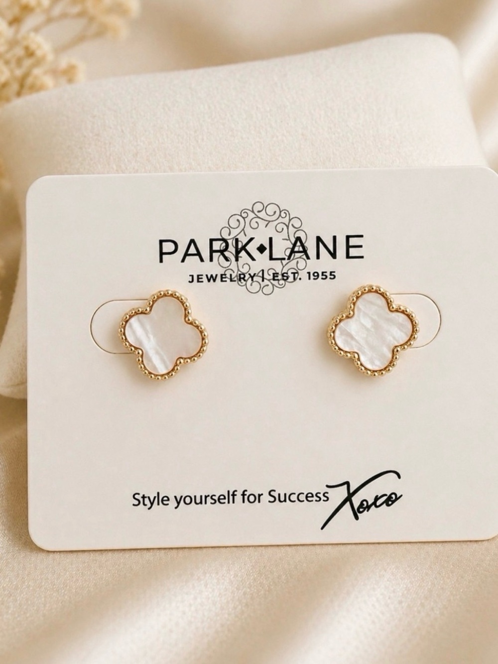 Park Lane “Icon” Earrings, Mother-of-Pearl